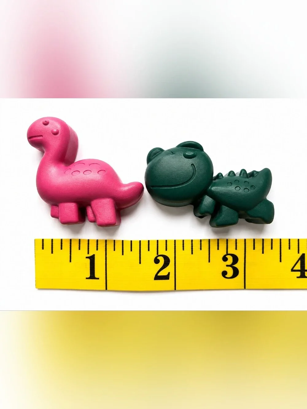 Set of 3 Handmade Dinosaur Crayons for Party Favors/Gifts